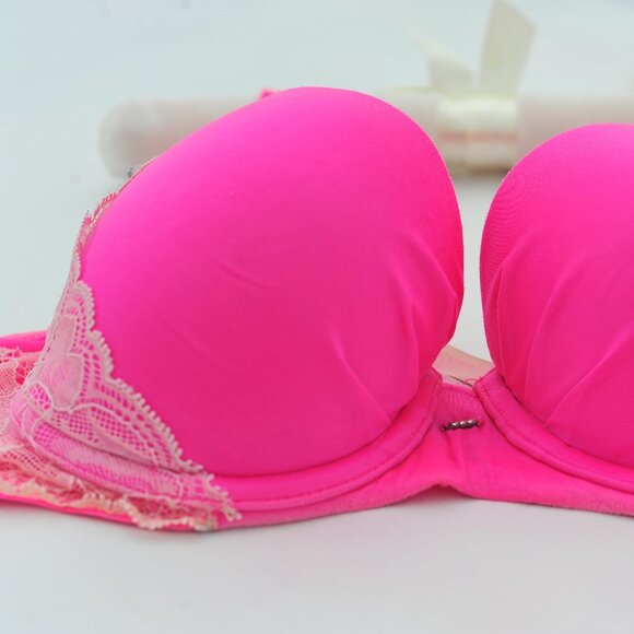 Victoria's Secret Viintage Pink Lightly Padeded Bra 36B - Picture 11 of 12